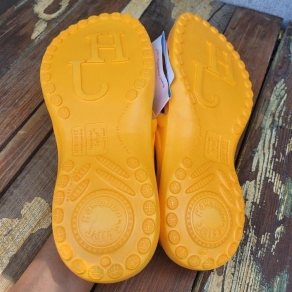 Hawaiian Jellys Ultra Comfort Papaya Unisex Flip Flop Sandal Sz 11 - Picture 7 of 11